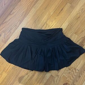Gold Hinge Skirt Black